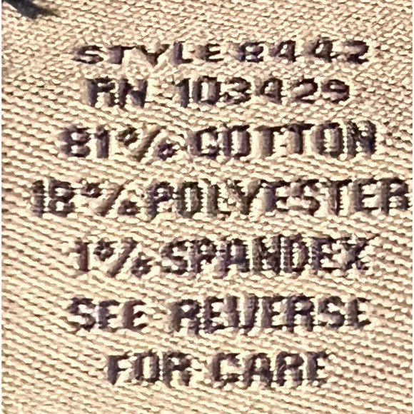 Khakis Woman Jeans Size 18W 29" Long x 19" Waist‎ x 12" Rise - Picture 4 of 5